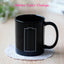 Battery Magic Mug Positive Energy Color Changing Cup Ceramic Discoloration Coffee Tea Milk Mugs Novelty Gifts