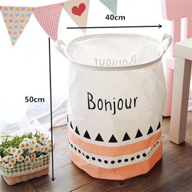Free shipping Laundry Basket Storage 40*50cm Large Basket For Toy Washing Basket Dirty Clothes Sundries Storage Baskets Box