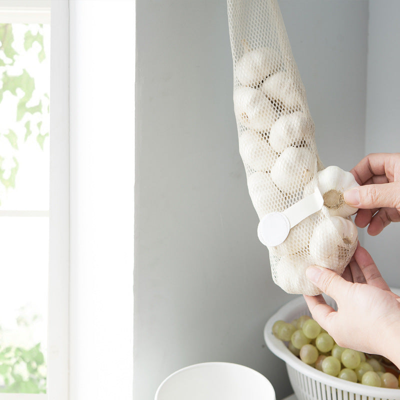Creative Vegetable Onion Potato Storage Hanging Bag Hollow Breathable Mesh Bag Kitchen Garlic Ginger Mesh Storage Bag