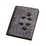 Crocodile pattern men's short wallet leisure wallet High-quality genuine leather Spring and summer new leather wallet