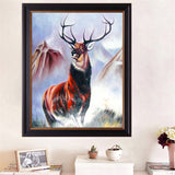 DIY 5D Partial Diamond Embroidery Deer Leader Diamond Painting Cross Stitch Kits Diamond Mosaic Home Decoration