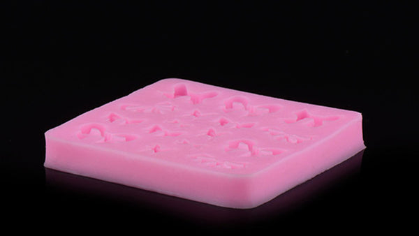 New Baking Moulds Different Mini Bow Design Silicone Chocolate Mold Birthday Cake Decorating Fondant Cake Tools