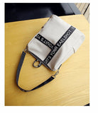 Backpack Female  New Korean Wild School Wind Student Bag Casual Color Letter Backpack Travel Bag