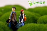 1pair Moss micro landscape decoration Left to right Couple decoration Multi-meat combination potted Small ornaments