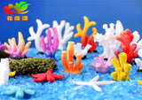 2pcs/lot simulation resin coral aquarium fish tank fish turtle small ornaments mini gift decoration starfish DIY ornaments