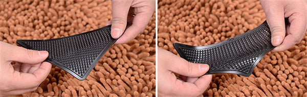 Rug Carpet 4 pcs/set Mat Grippers Non Slip Anti-skid Reusable Washable Grip For Home Bath Living Room carpet Accessory