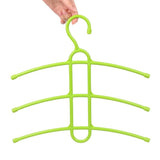 Multi Layers Clothes Hanger Fishbone Type Clothing Towel Storage Rack Closet Wardrobe Space Saver Hanging Rack