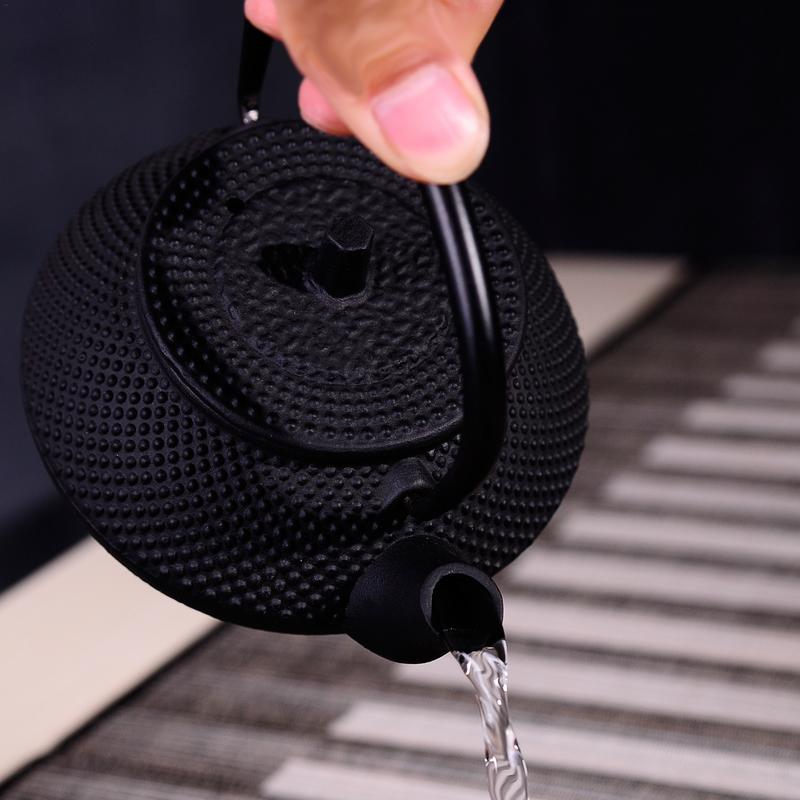 New High Quality Wholesale 300ml Mini Cast Iron Kettle Teapot Tea Set Dropshipping Secondary image