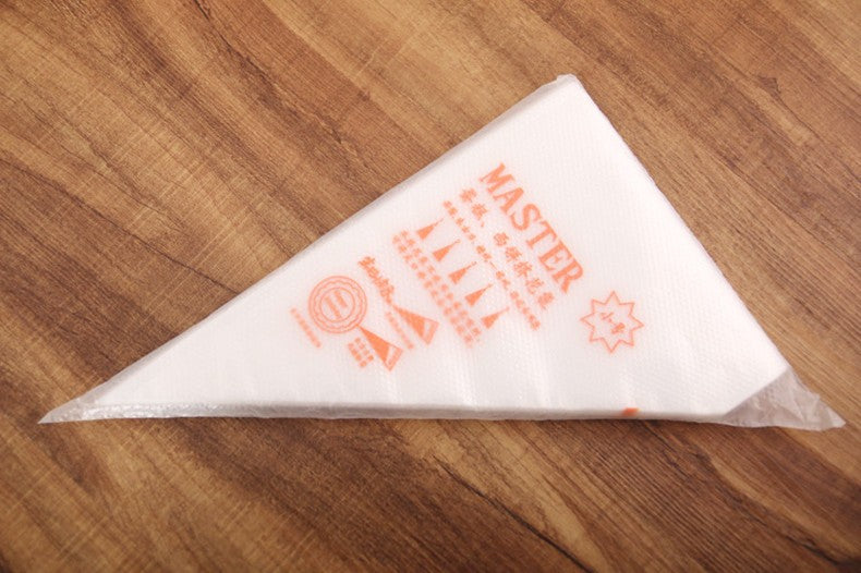Disposable Piping Bag 100PCS Chocolate bag  Milking oil  Squeeze sauce Icing Fondant Cake Cream Decorating Pastry Tip Tool