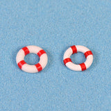 XBJ176 Mini 6pcs Swim ring decoration supplies moss micro landscape deco  Garden deco Creative handicrafts