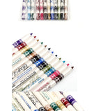 Menow Brand 12 Colors/Set Eyeliner Lip Pencil Waterproof Eye shadow Make up kit Cosmetic 3-in-one Eyes Makeup maquiagem 5471