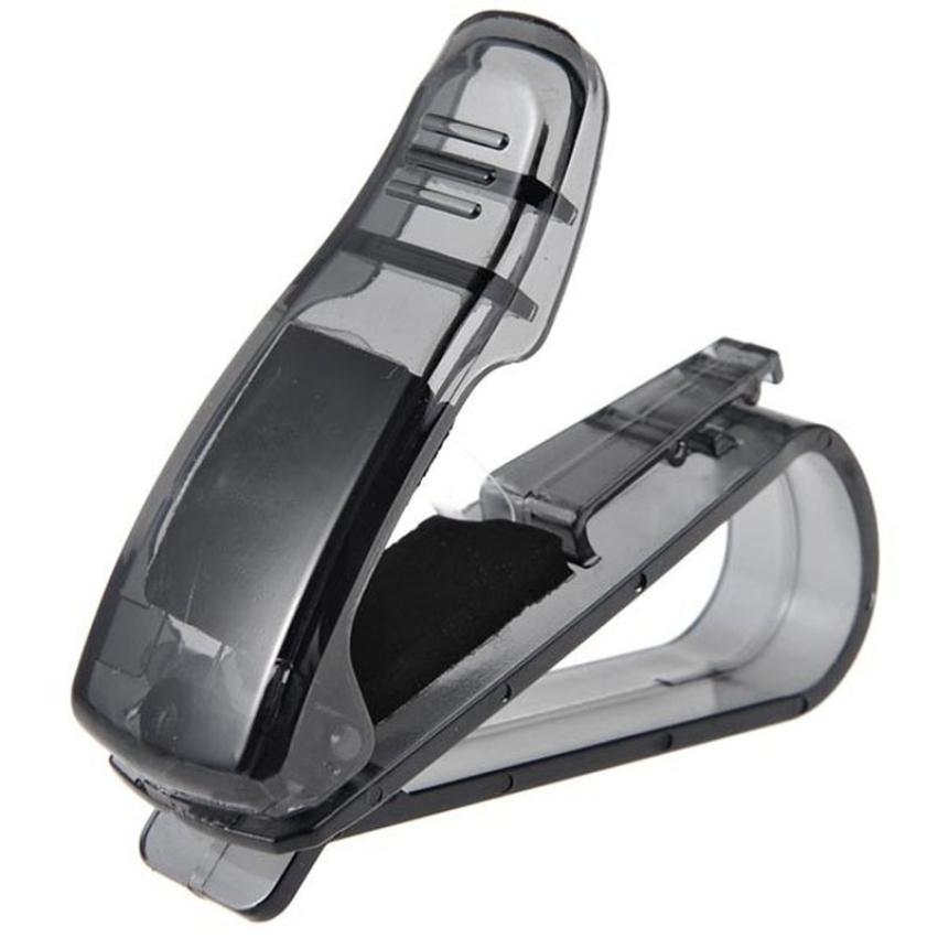 Hot sale Car Sun Visor Glasses Sunglasses Ticket Receipt Card Clip Storage Holder Racks for drop shipping Main image