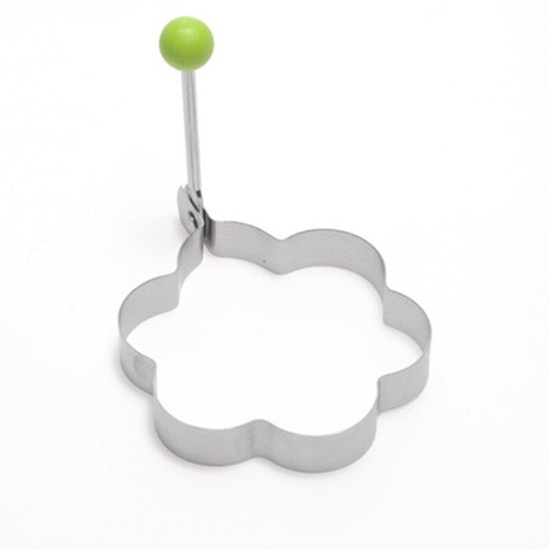 Lovely 4Pcs/Set Stainless Steel Fried Egg Pancake Mold Kitchen Cooking Tools Love Shaped Cook Fried Egg Mold Secondary image