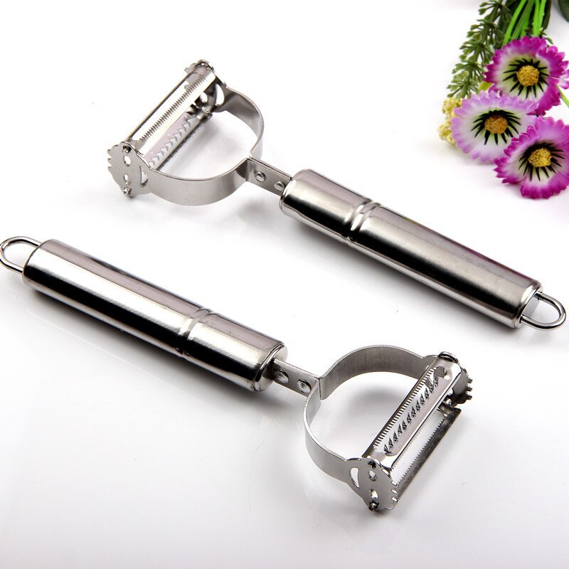 Stainless Steel Potato Slicer Fruit Vegetable Graters Paring Knife Peeler Cutter Multifunctional Cooking Tool
