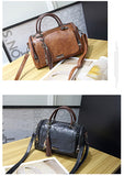 Woman Bags  Crossbody Bags For Women Retro Vintage Ladies Leather Handbags Women Tassel Shoulder Bag Female Zipper