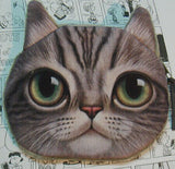 Coin Purses Wallet Ladies 3D Cat Dog Face Animal Change Money Bag Fashion Cute Small Zipper bag for Women Change Purse Pouch