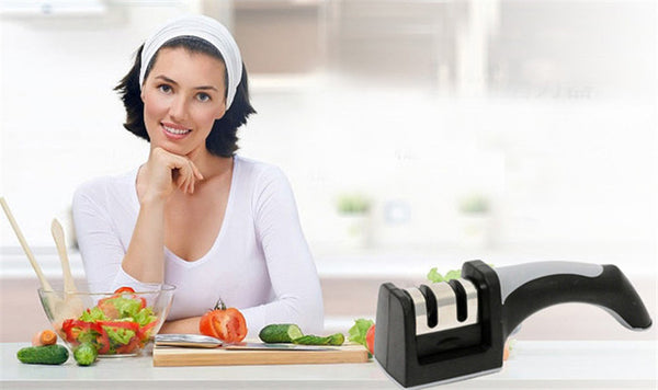 New Two Stages Diamond Ceramic Kitchen Knife Sharpeners Sharpening Stone Sharpener Kitchen Knives Tools Knives Tools