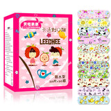 Children Dreathable Waterproof Wound Patch Waterproof Bandage Cartoon Cute Band-Aid Hemostatic Adhesive Medical Band-aid 50Pcs