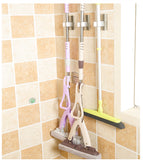 Wall Housekeeper Wall Mounted Mop Organizer Holder PP+PVC Brush Broom Hanger Storage Rack Kitchen Tool Dropshipping
