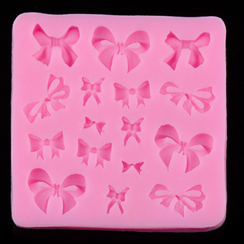 New Baking Moulds Different Mini Bow Design Silicone Chocolate Mold Birthday Cake Decorating Fondant Cake Tools Secondary image