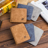 New Vintage High quality PU leather clutch male leather Wholesale ultra-thin fashion casual men's wallet clam