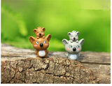 XBJ161 Mini 6pcs Mother and son koala decoration supplies moss micro landscape deco  Garden deco Creative handicrafts