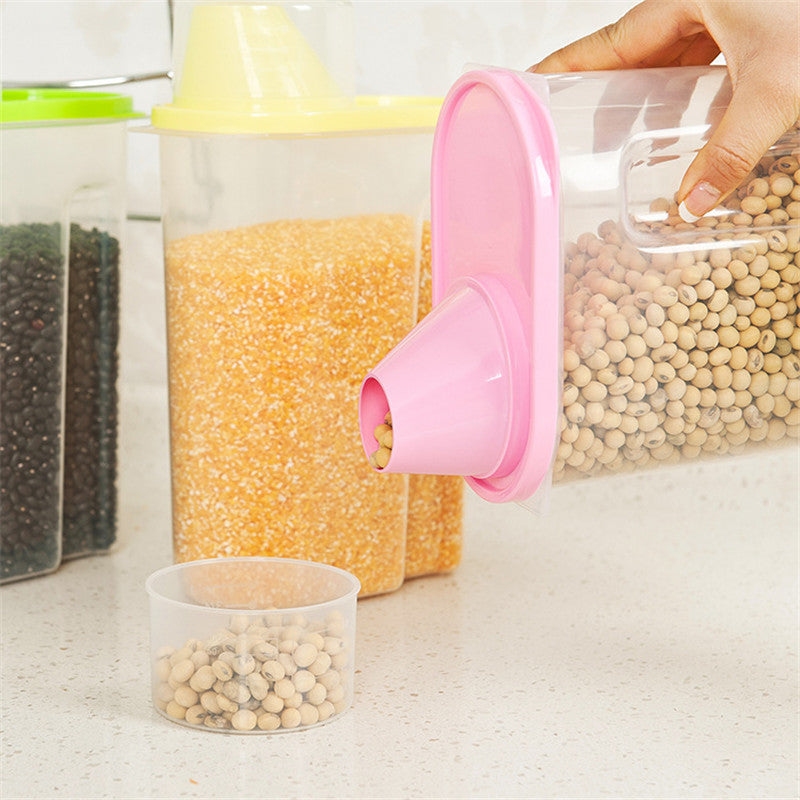 Sealed Cans Tank Plastic Food Storage Box Grain Container Kitchen Fresh Accessories Organizador Kitchen Tools Main image