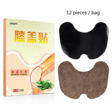 Chinese Herbal Plaster Medical Moxa Knee Patch Joint Pain Relieving Muscle Body Rheumatoid Arthritis Pain Relief Care 12pcs