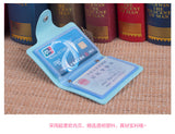 New 24 slots Fashion PU Leather Business Card Holder Organizer Hasp Men Women Bank Credit Card Holder Bag ID Card Wallet