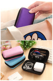 Coin Purse Portable Mini Wallets Travel Electronic SD Card USB Cable Earphone Phone Charger Storage Case Gift Pouch
