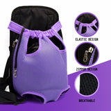 Small Pet Dog Carrier Backpack Sling Mesh Travel Dog Backpack Puppy Bags Shoulder Bag Chest Pack Out Portable Dog Carrier Pets