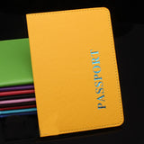 1PCS Travel Passport Holder Card Cover on the Case for Women's Men Adventure porta passaporte pasport paspoort