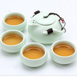 ceramic teapot kettle gaiwan tea cup for puer chinese tea pot portable tea set drinkware