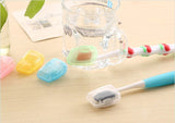 Food Grade Silicone Toothbrush 3pcs/lot  Head Case Cover Brush Cap Anti Bacteria Non Toxic Travel Camping Bathroom Accessories