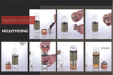Glass tea water Bottle With Stainless Steel 304 Tea leaks Filter Bottle For Water teaTumbler My drink Car travel bottles