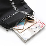 Backpack Female  New Korean Wild School Wind Student Bag Casual Color Letter Backpack Travel Bag