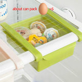 Creative Refrigerator Storage Box Fresh Spacer Layer Storage Rack Drawer Fresh Spacer Sort Kitchen Tool 16.5x15cm