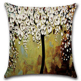 BZ148 Luxury Rich Tree and Flowers Cushion Cover Pillow Case Home Textiles supplies decorative throw pillows chair seat