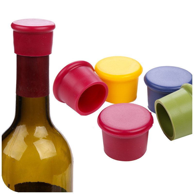CJ047 Silicone Wine Bottle Stoppers Kitchen Bar Tools