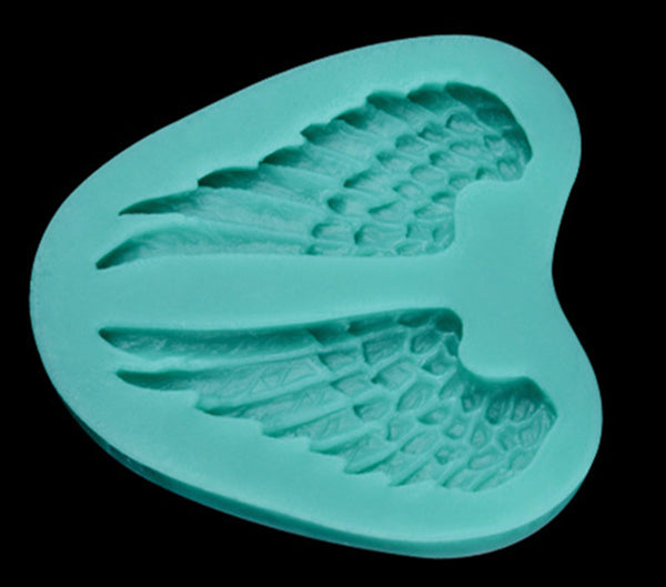 Silicone Cake Mold Birthday Cake Decorating Angel Wings Bakeware Fondant Baking Chocolate Soap Mold