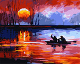 Colorful world Digital Painting Handpainted Oil Painting by numbers oil paintings chinese scroll paintings Home Decoration