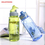 CJ025 Plastic Water Bottles With Cover Lip Filter Clamshell Drinkware Space bottle Water Sports Bottle Portable Drinking Bottle