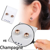 Weight Loss Earrings Healthy Stimulating Acupoints Stud Magnetic Therapy Health Care Slimming Tool 1 Pair