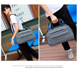 Luggage travel bags Waterproof canvas men women big bag on wheels man shoulder duffel Bag black gray blue carry on cabin luggage