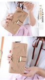 Women Wallet Leather Card Coin Holder Money Clip Long Phone Clutch Photo High Quality Photo Fashion Cash Pocket Female Purse