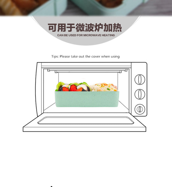 New Arrive 750ml Japanese Microwave Lunch Box Portable 3 Layer Bento Box Healthy Food Container Oven Dinnerware set