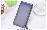 Zipper wallet couple phone bag Male&female type High quality Frabric genuine Card&ID Holder Long Wallet Business Wallet