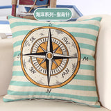 BZ053 Luxury Cushion Cover Pillow Case Home Textiles supplies Lumbar Pillow Marine life decorative throw pillows chair seat