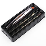 M.n Menow Brand Thick Mascara Set With Gift Two Pencil Black / Brown Combination Natural Curly Lasting Mascara M12002