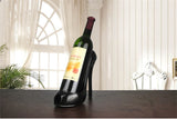 Resin High Heel Shoe Shaped Wine Bottle Holder Stylish Wine Shelf Rack Wedding Party Gift Home Kitchen Bar Accessories